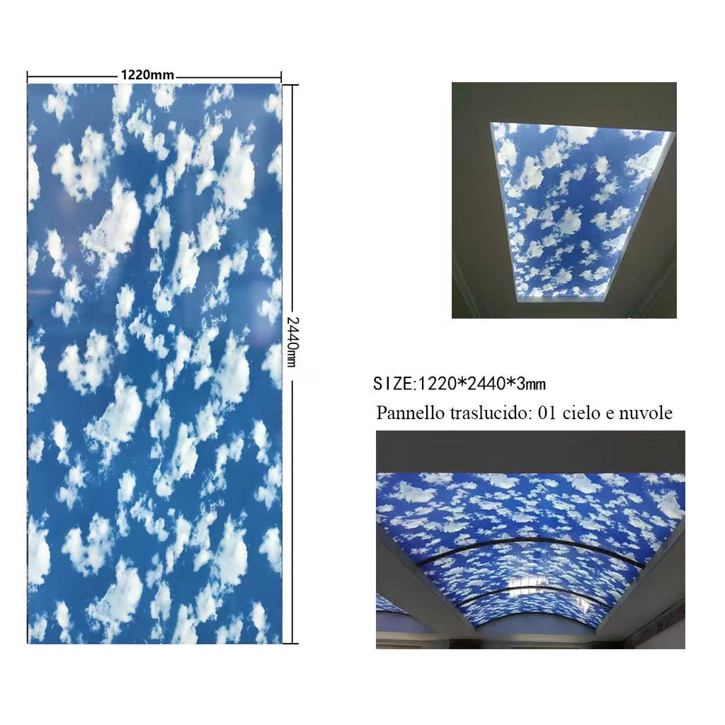 Pannello Traslucido Decorativo 01 – Cielo e Nuvole